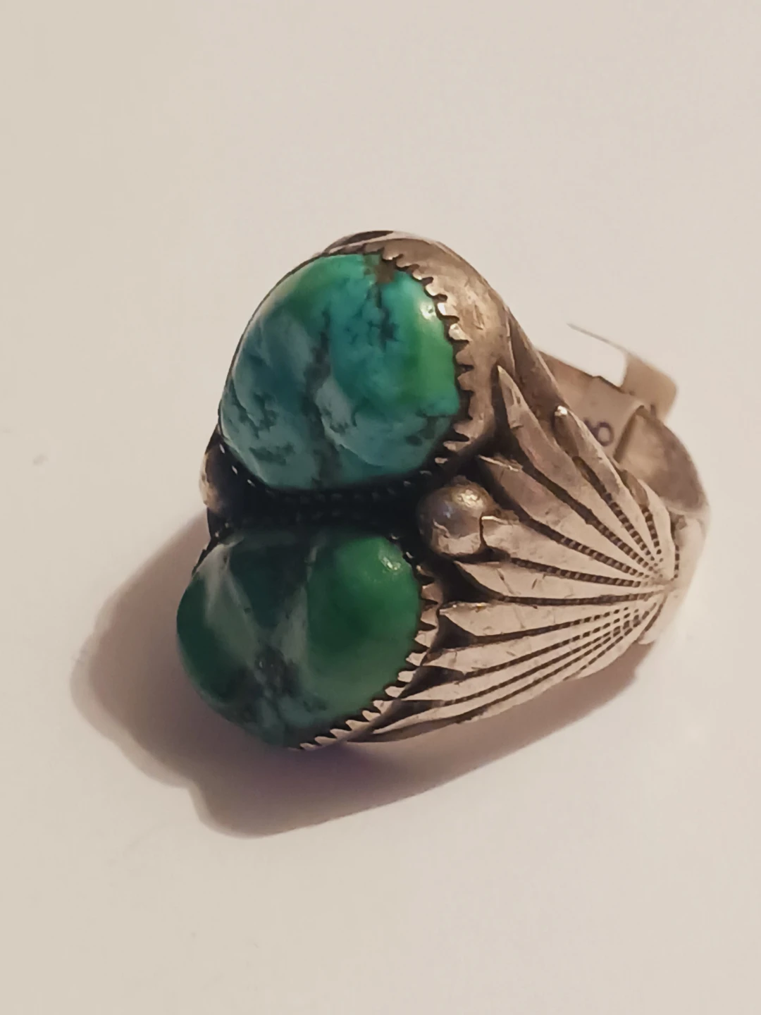 RLB Robert & Bernice Leekya Native American Zuni Sterling Ring - photo 2