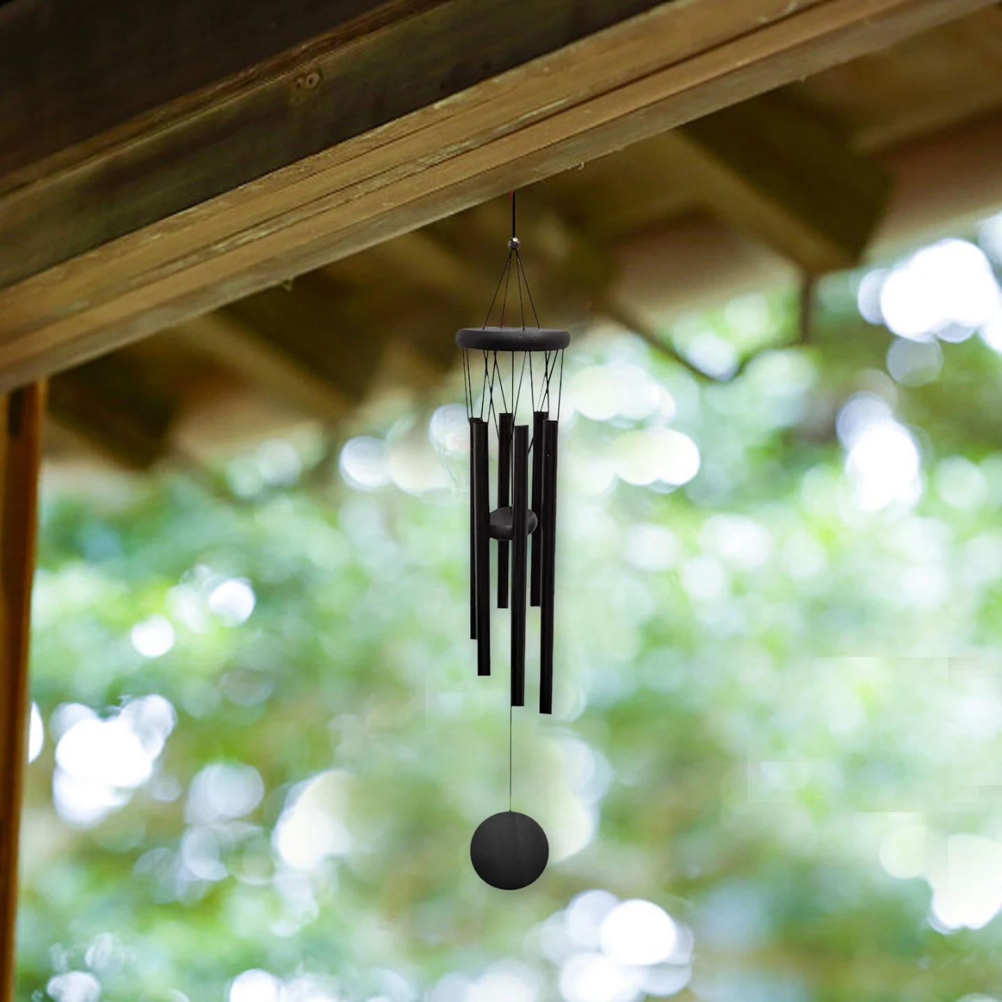Black Metal Wind Chime - photo 2
