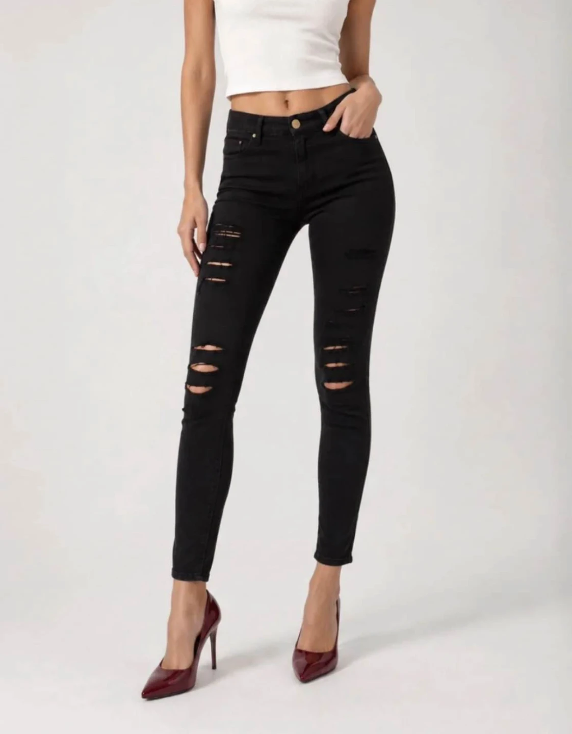 Frame LA Skinny Denim Jeans - photo 2