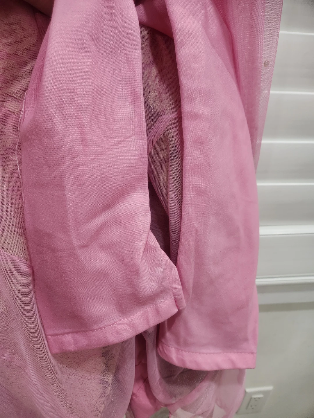 Pink Embroidered Anarkali Dress with Dupatta - photo 5