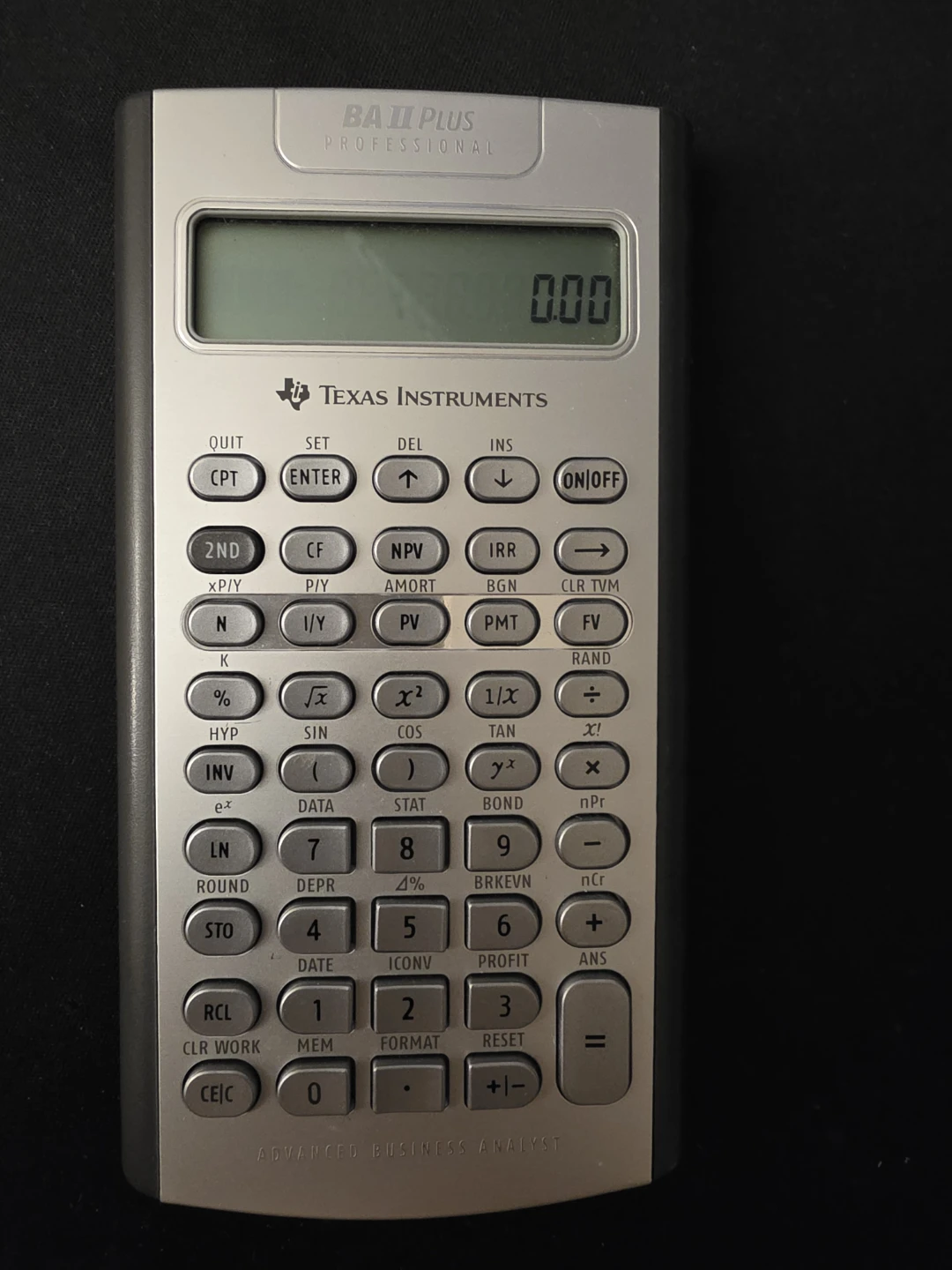 Texas Instruments BA II Plus Professional Calculator