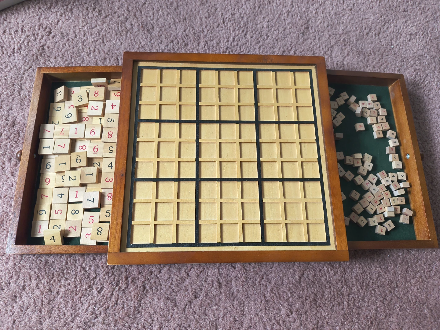 Wooden Sudoku Board Game Set🏈 - photo 2