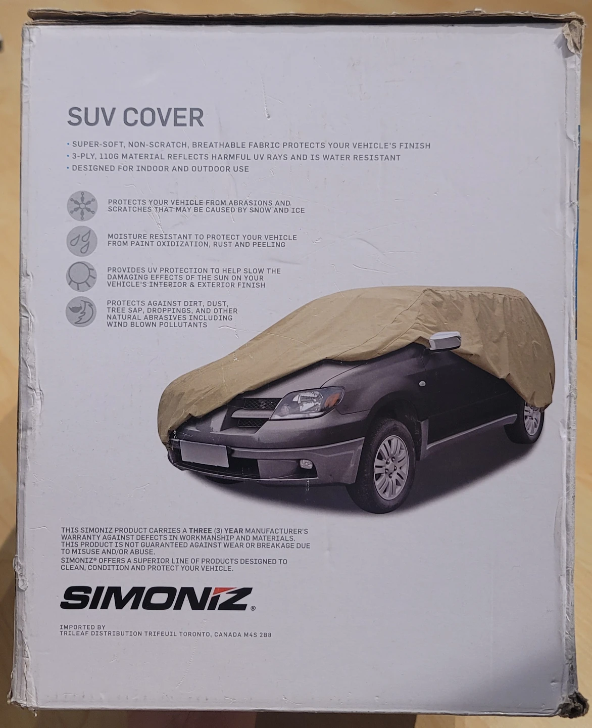 Simoniz SUV Cover - Full/Grandeur Size - photo 3