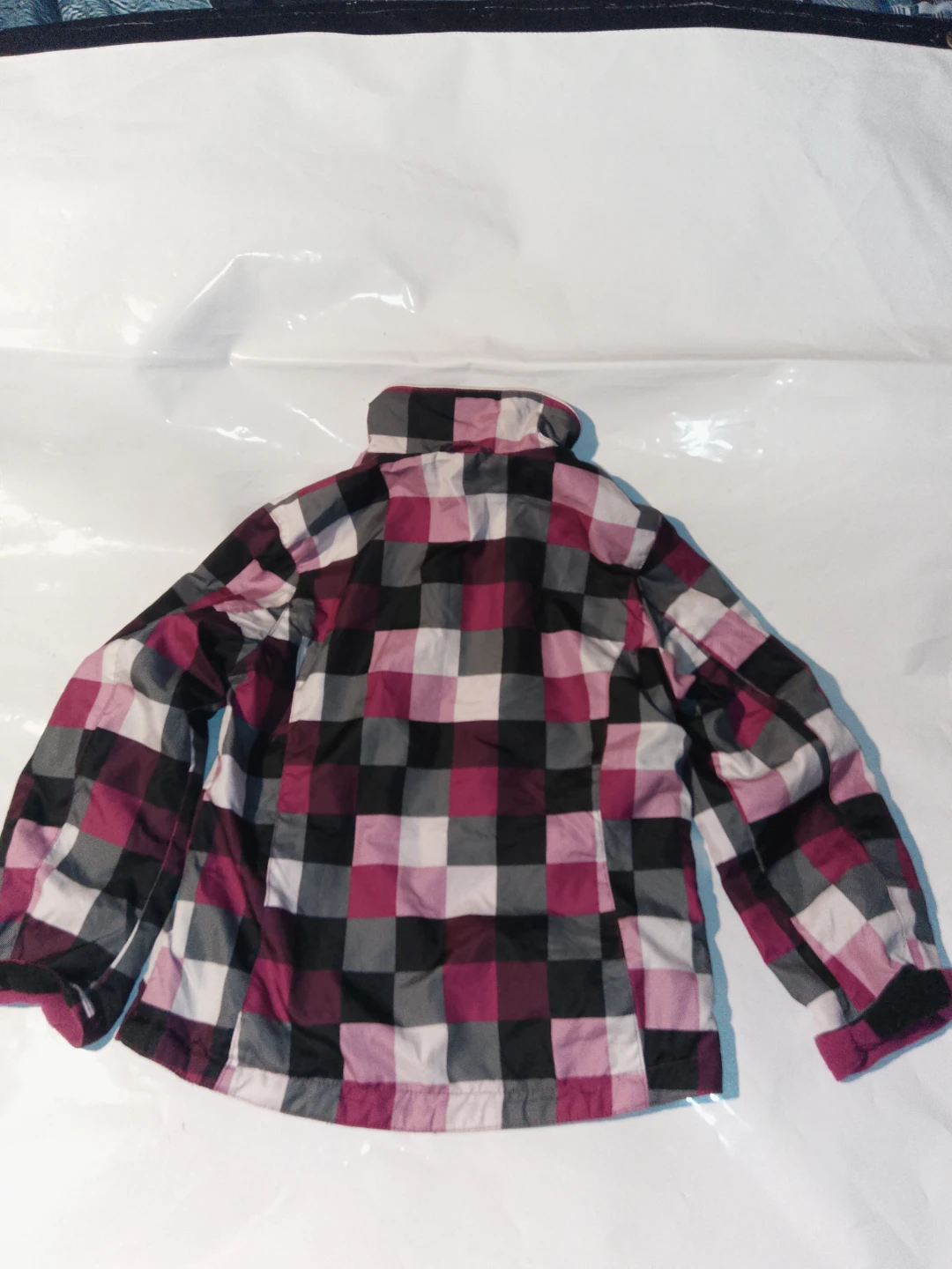 Girls Plaid Zip-Up Jacket size m7/8 - photo 3