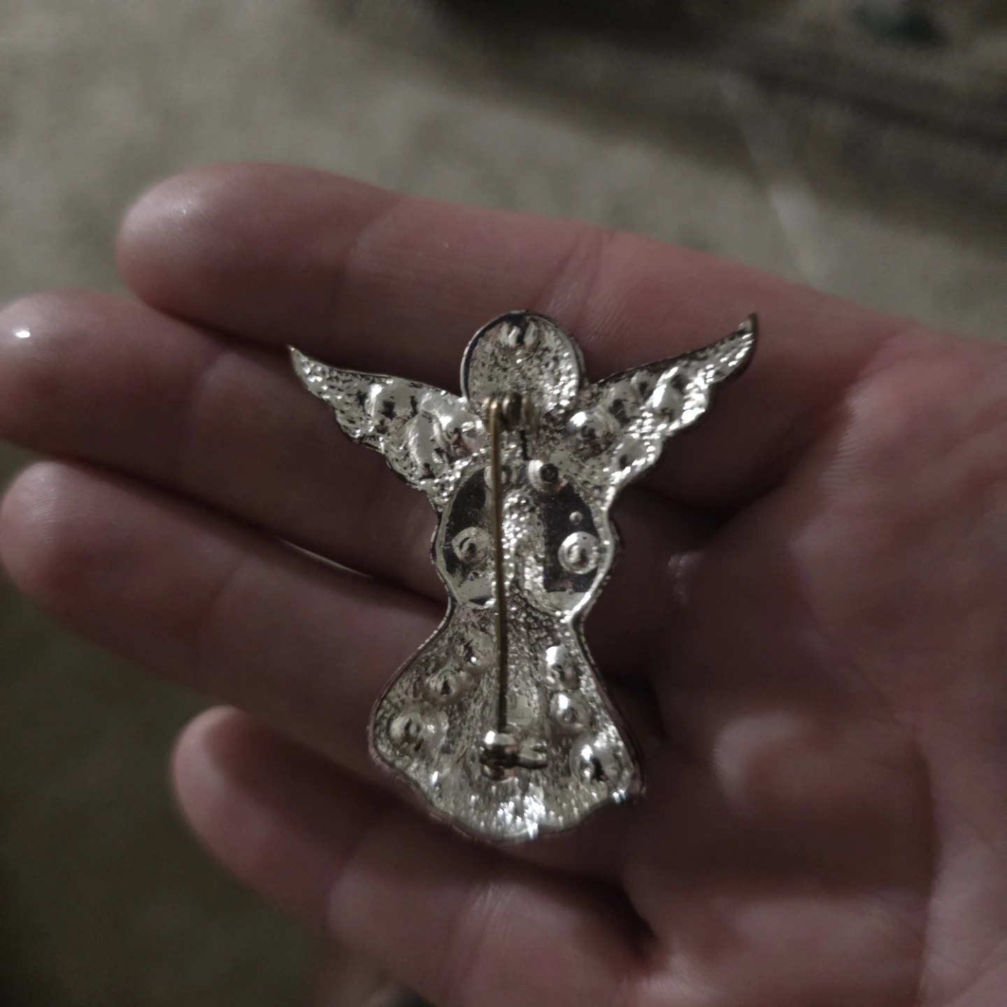 Vintage Marcasite Angel Brooch - photo 2