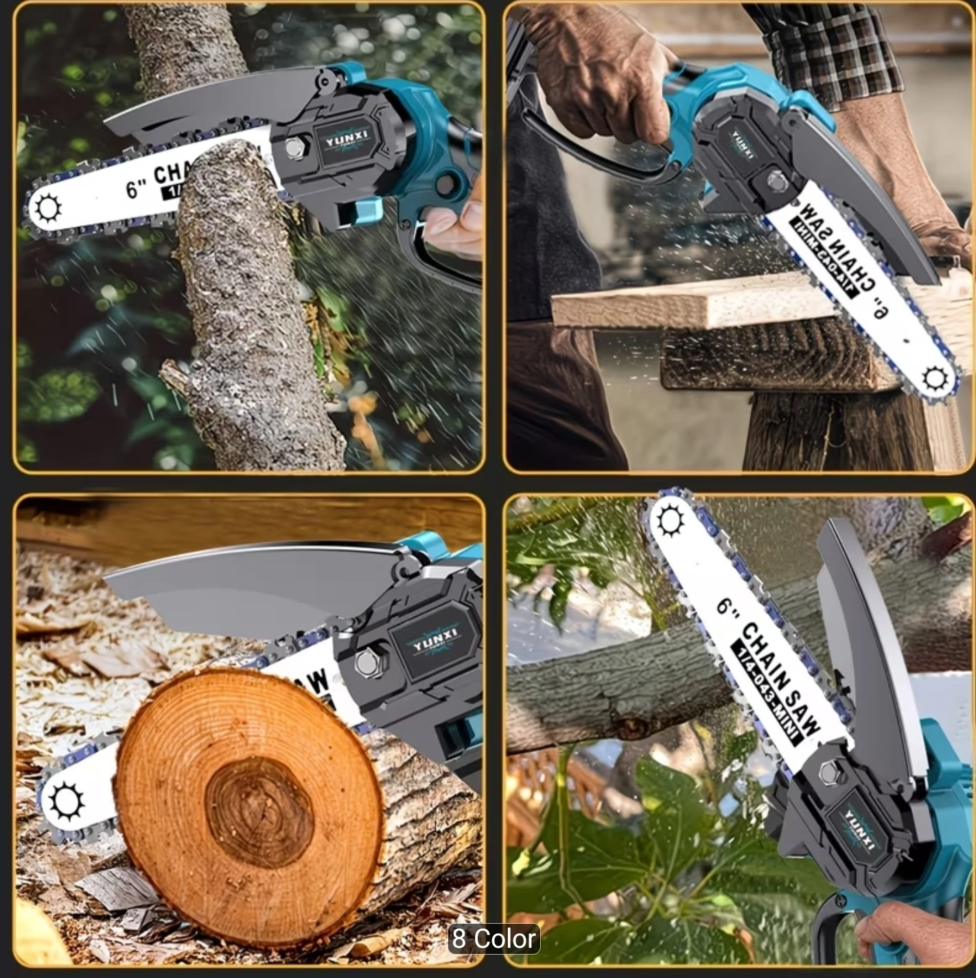 SHITU 6-inch Mini Chainsaw 21V Cordless Kit - photo 3