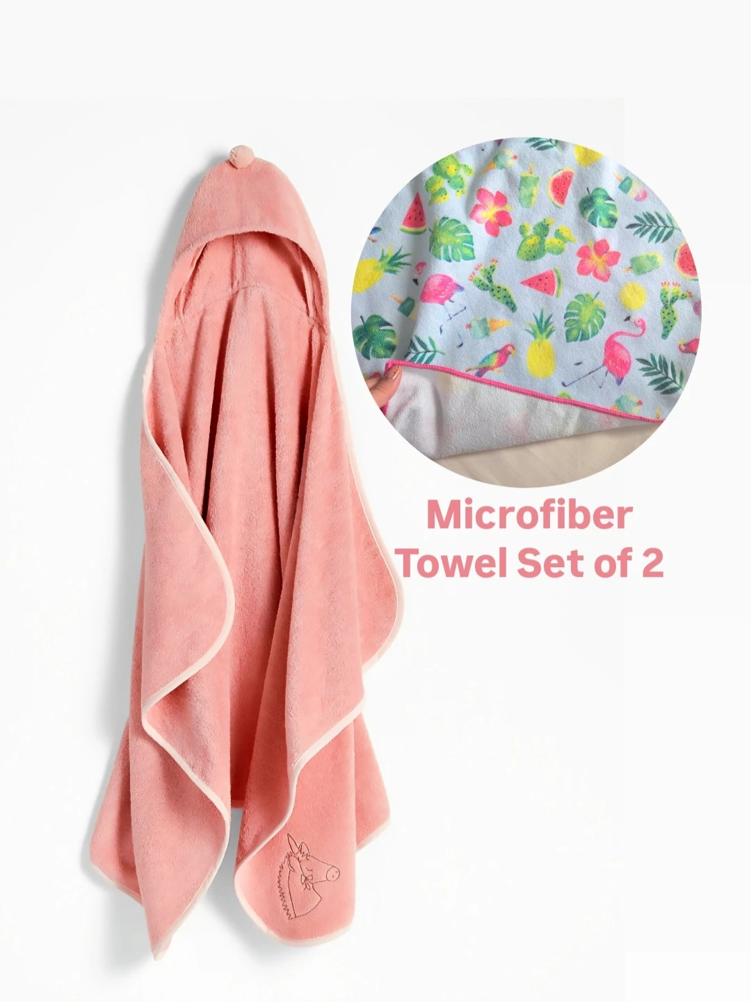 Microfiber TOWEL SET Bath and Hand/Face towels