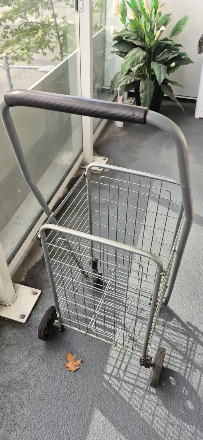 Rolling utility shopping cart bought from bed & bath - photo 2