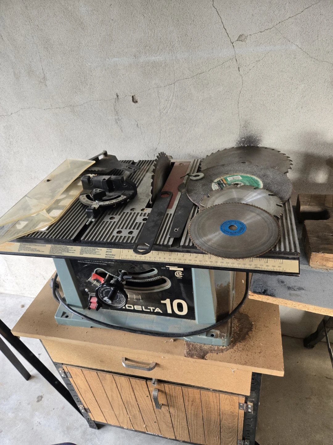 Table Saw/ Drill Press/ Grinder/ Portable Table/ Metal Saw Horse - photo 2