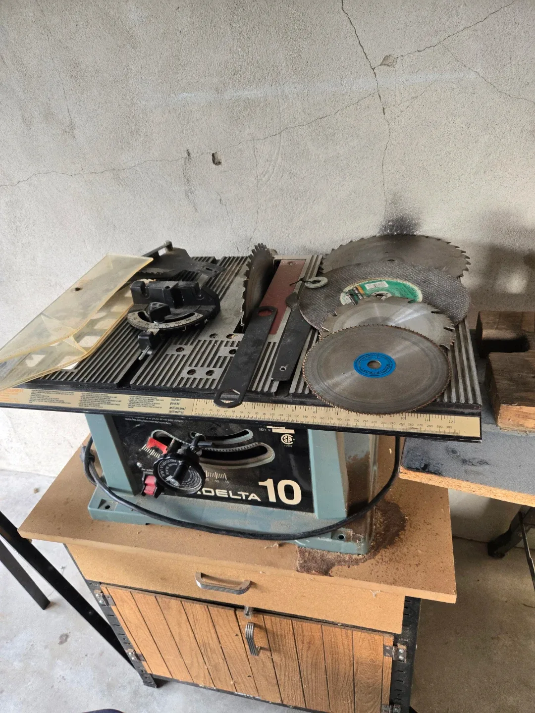 Table Saw/ Drill Press/ Grinder/ Portable Table/ Metal Saw Horse - photo 2