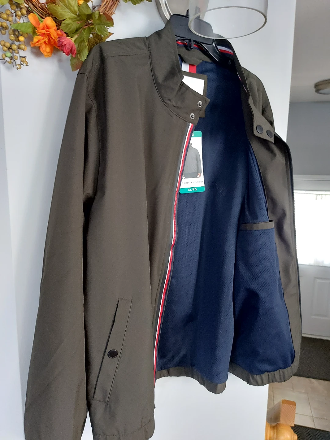 New Tommy Hilfiger Olive Jacket XL - photo 5