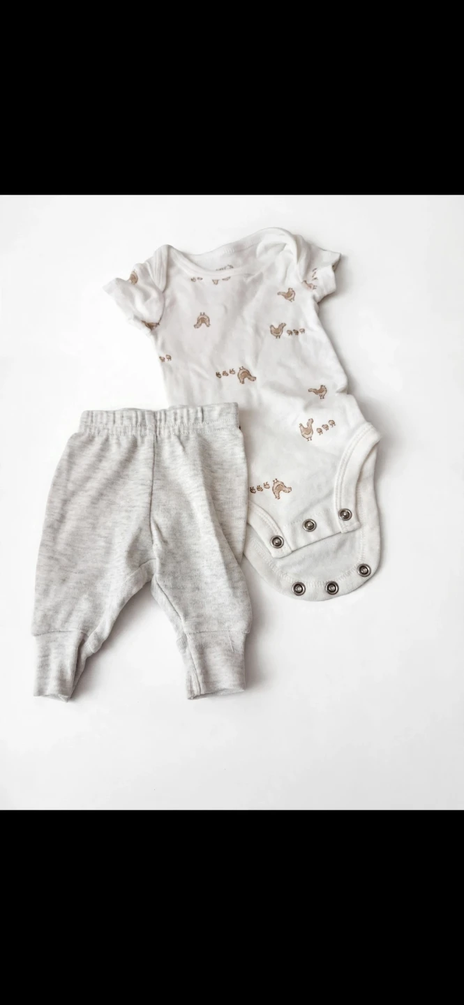 Baby Clothes Set - Bodysuit & Pants