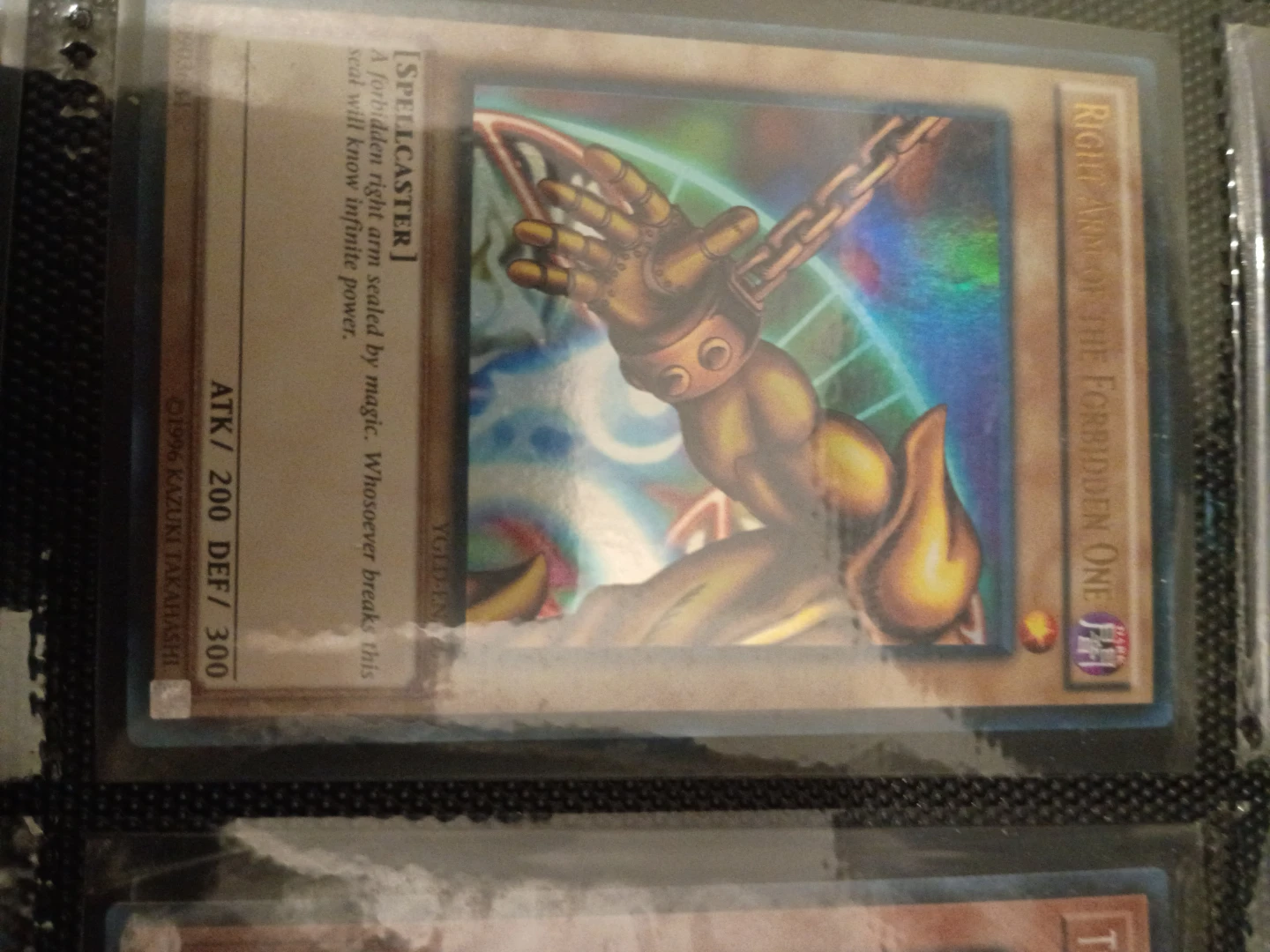 Right Arm of the Forbidden One Yu-Gi-🏈 Card