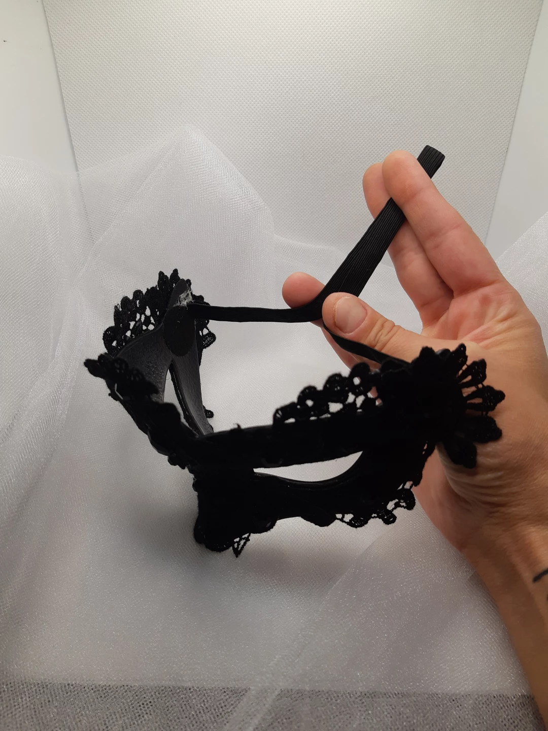 Elegant black lace Masquerade eye Mask - photo 2