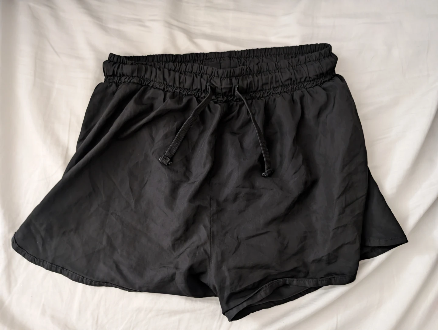 Threadbare Fitness Black Athletic Shorts Gym Running Workout