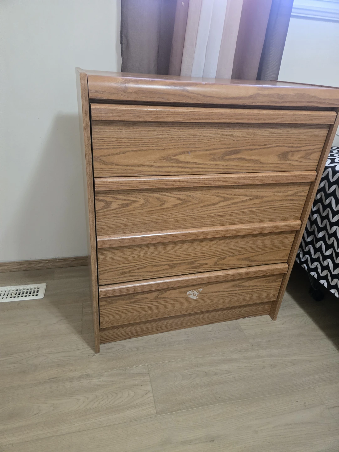 4-Drawer Wood Dresser