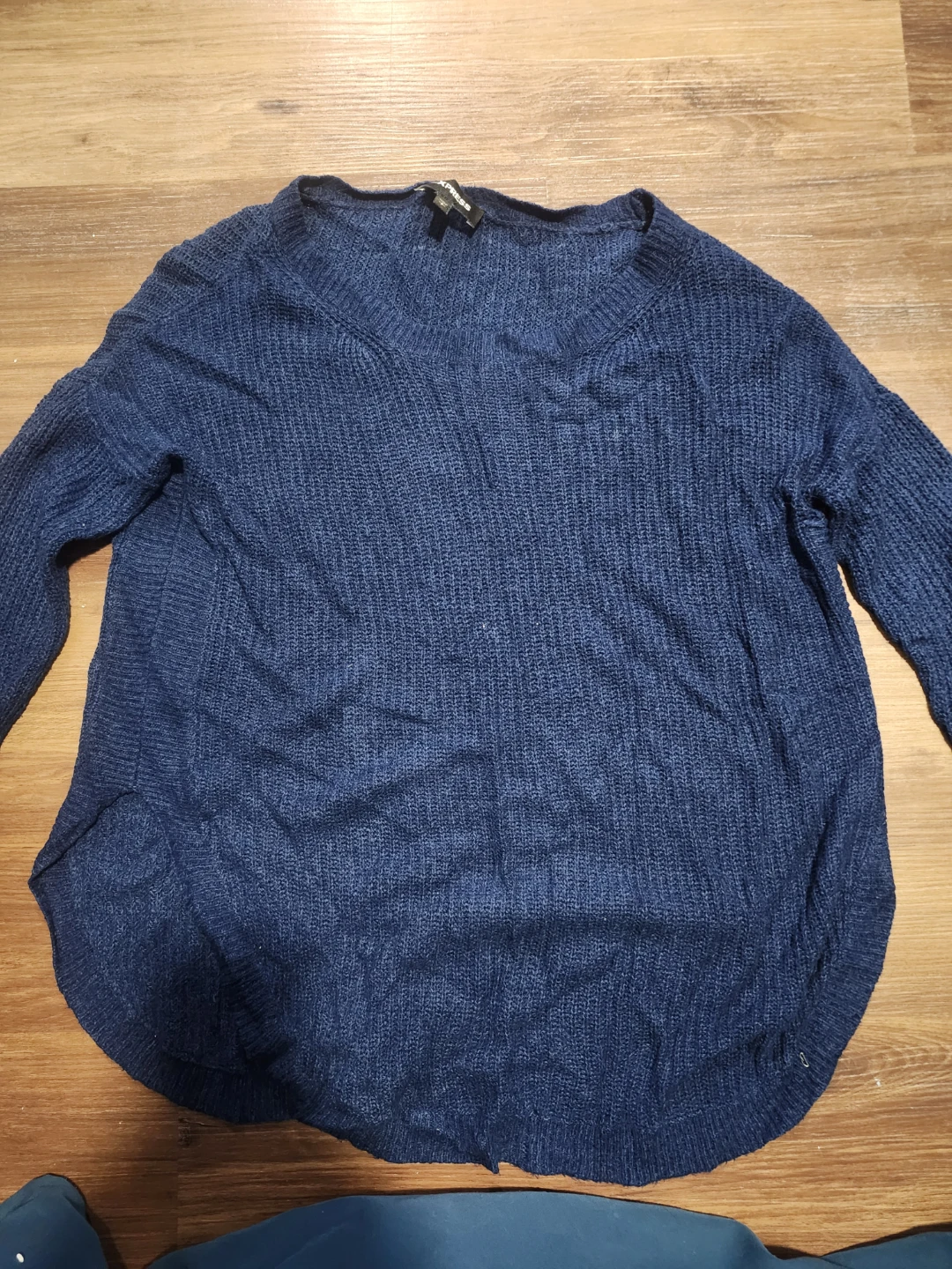 Express Navy Blue Knit Sweater