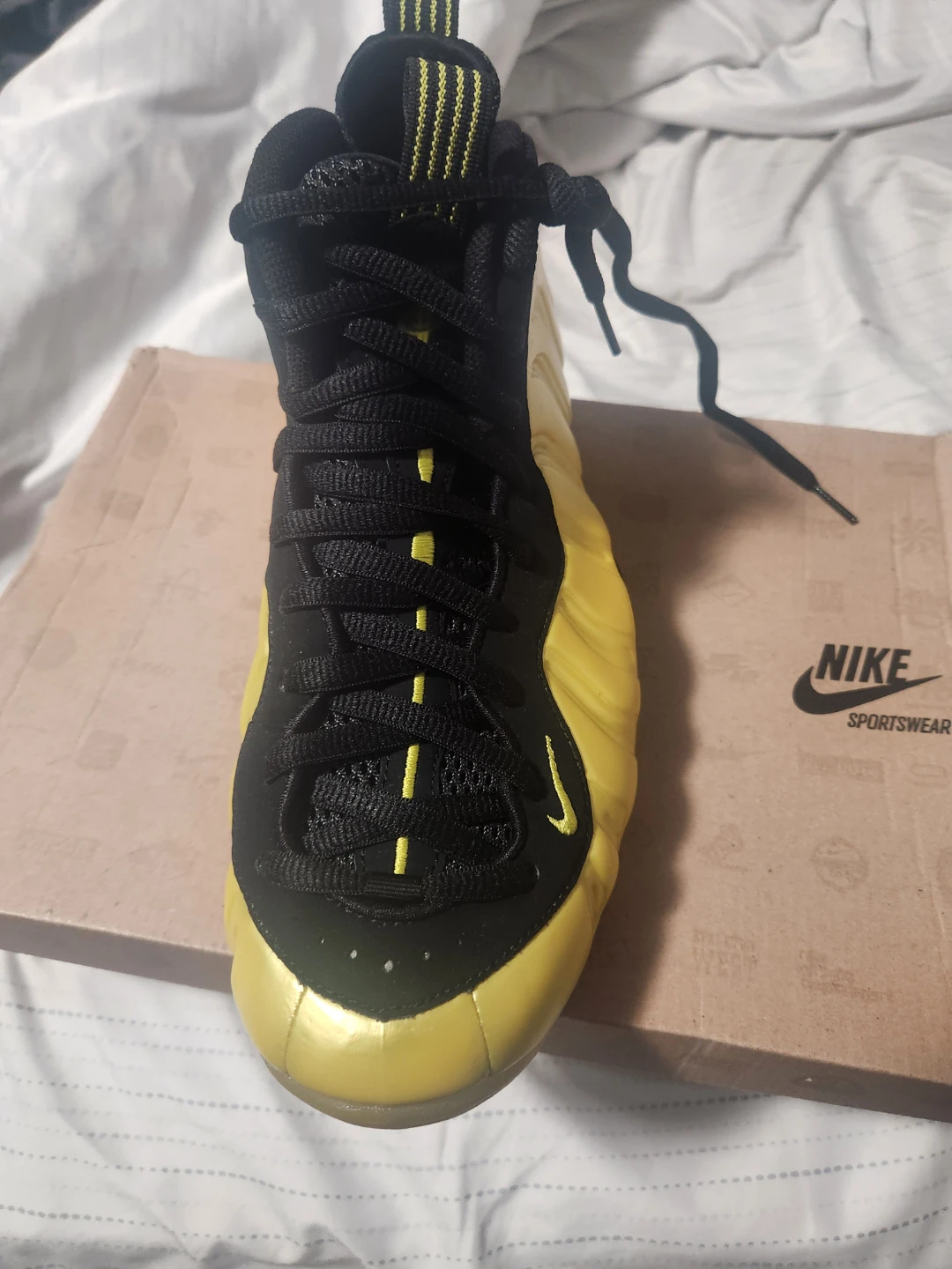 Nike Air Foamposite One Electrolime US 9.5 - photo 2