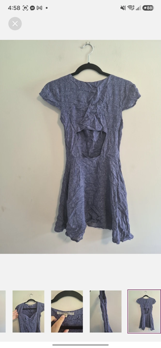 Guess Los Angeles blue patterned dress - photo 5