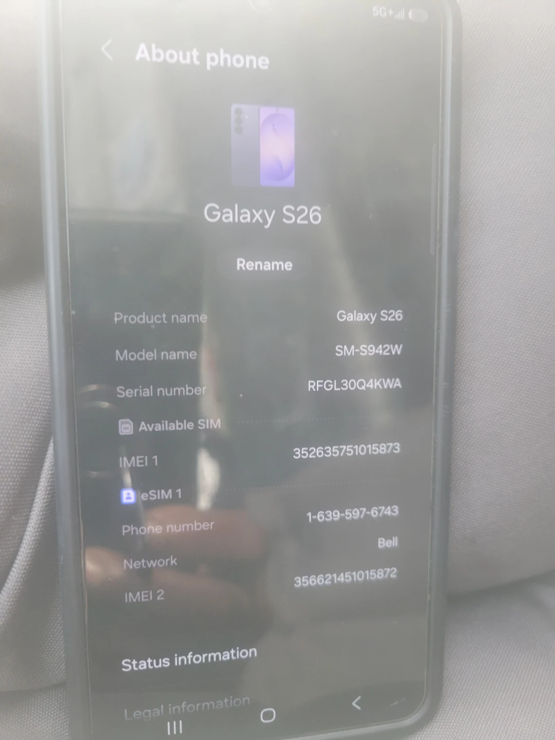 Samsung Galaxy S26 Smartphone