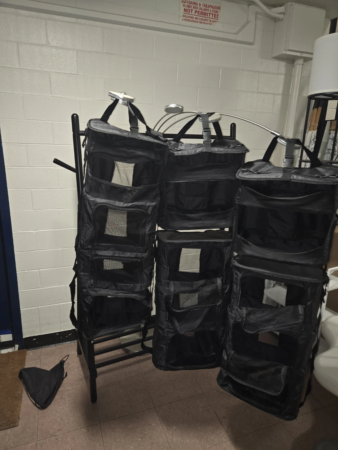 Collapsible Travel Luggage Shelves - 5-Tier Hanging Organizer - photo 2