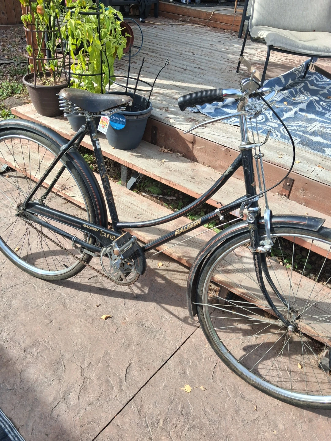Vintage Raleigh Tourist Bicycle