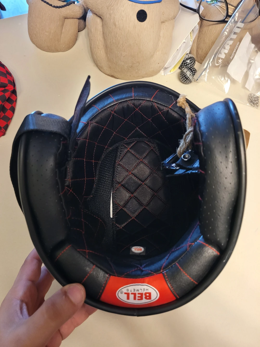 Bell Custom 500 Open Face Helmet Red Glitter - photo 5