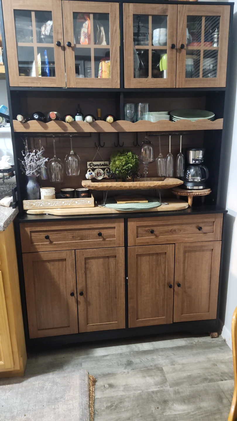 Brand New Farmhouse Kitchen Hutch / Coffee Bar