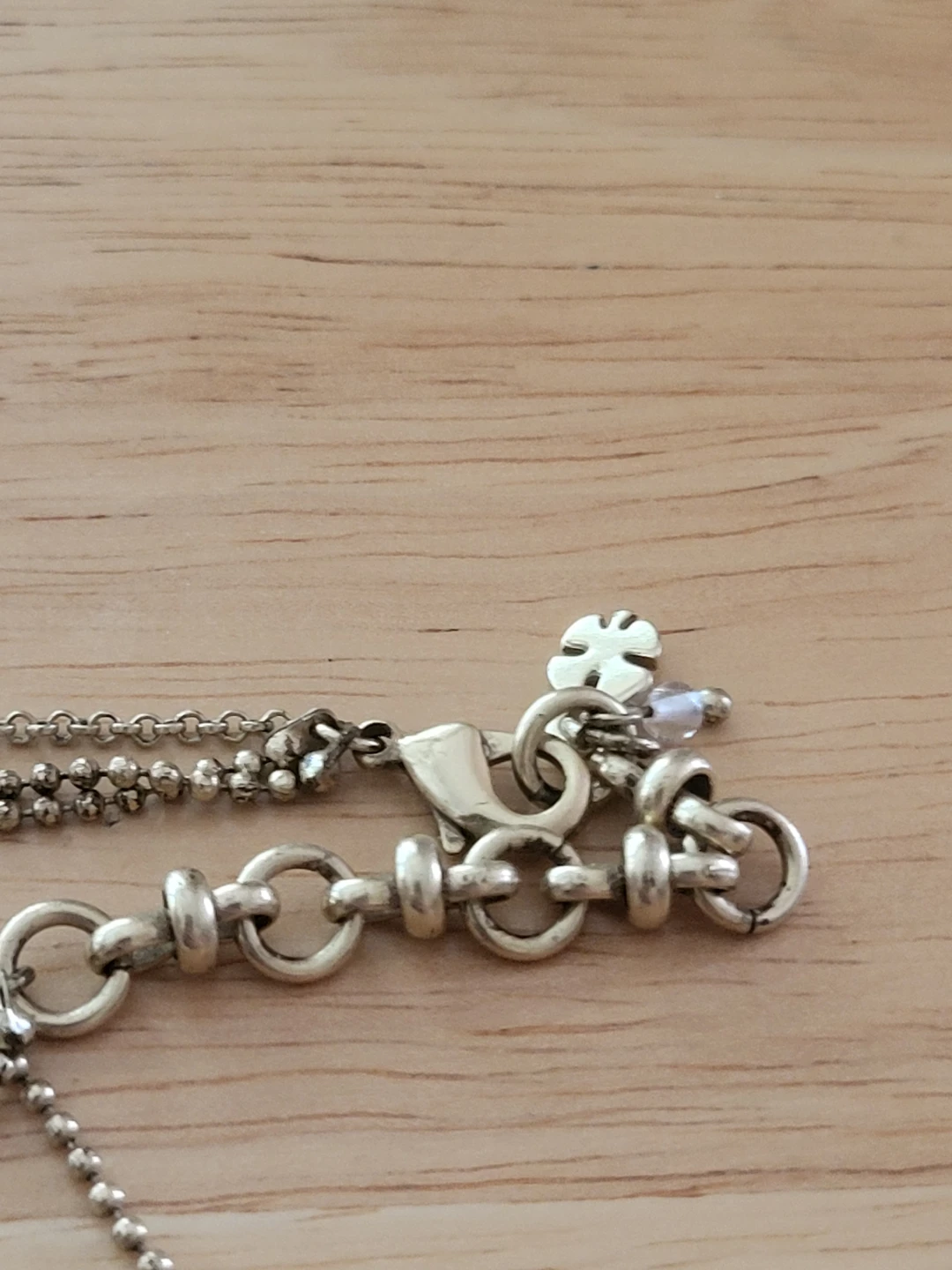 Lucky Brand layered necklace with druzy pendant - photo 4