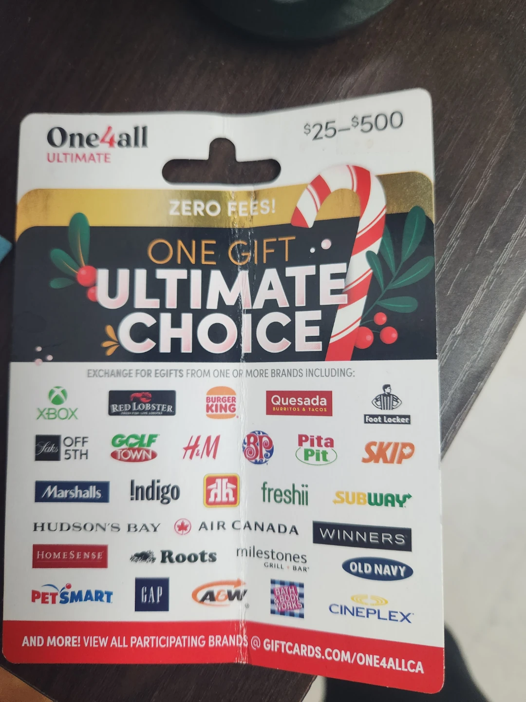 One4all Ultimate $50 Gift Card for $40