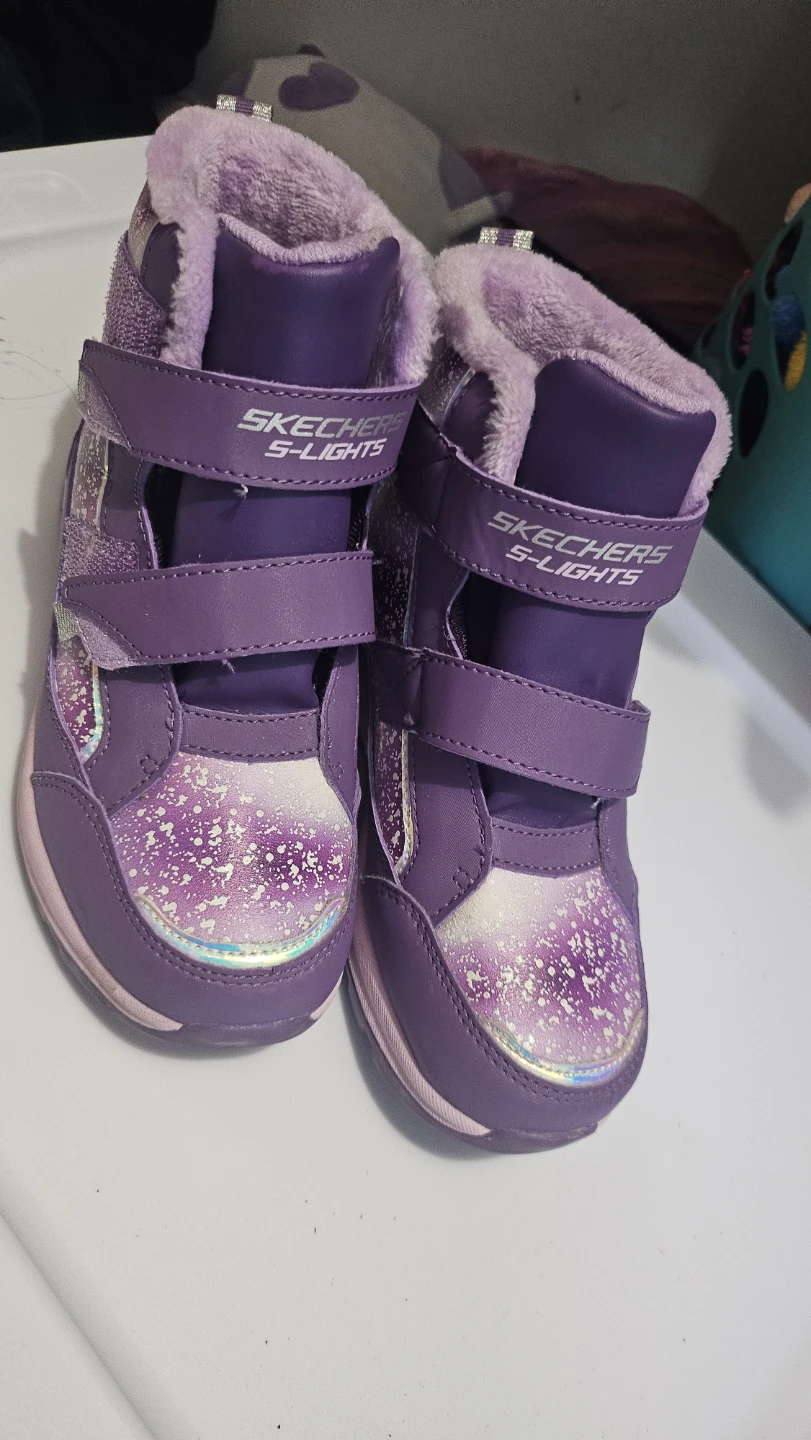 Skechers S-Lights Purple Boots