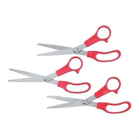 Staples 8" Stainless Steel Scissors 3-Pack