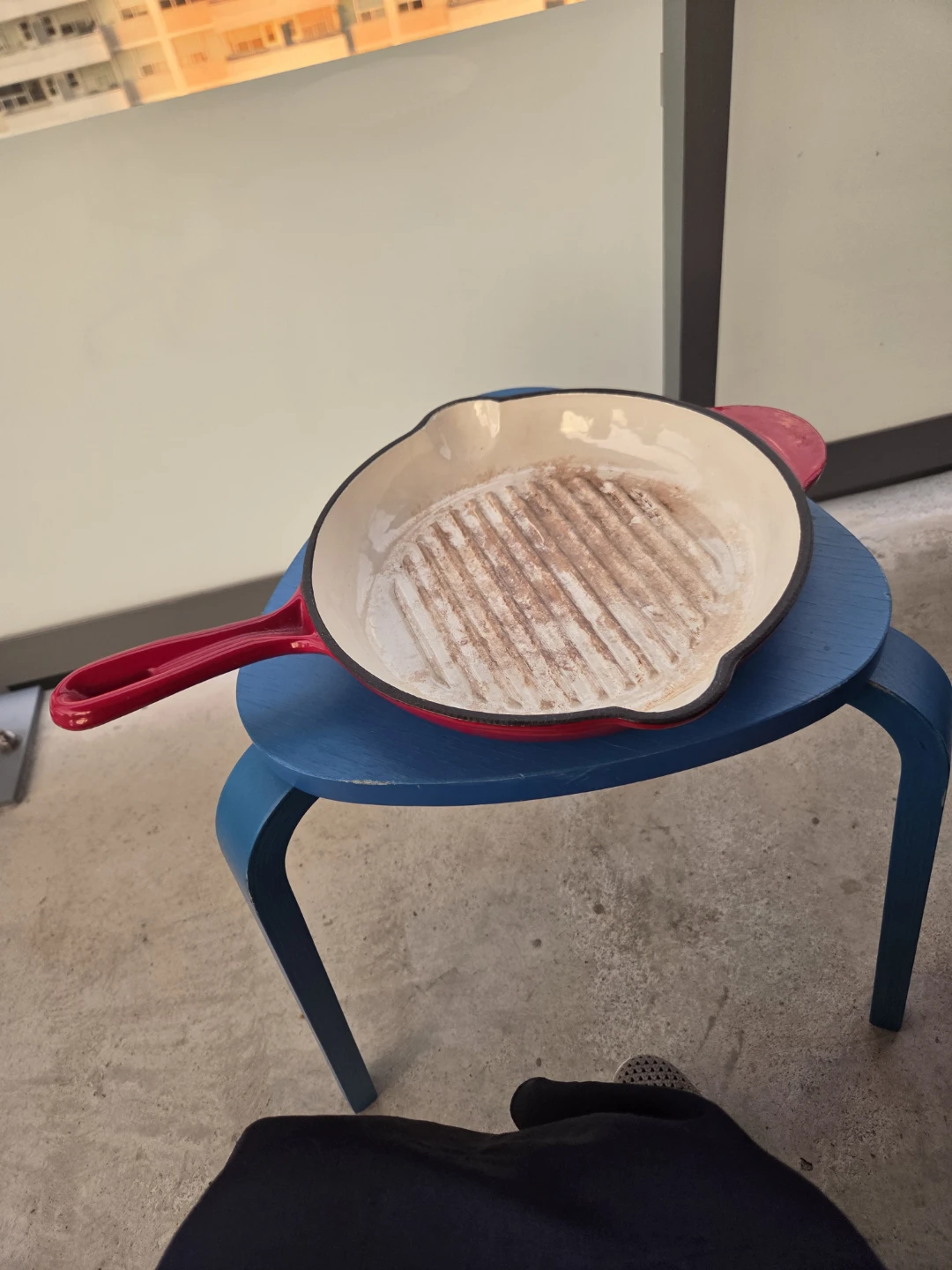 MasterClass Red Cast Iron Grill Pan