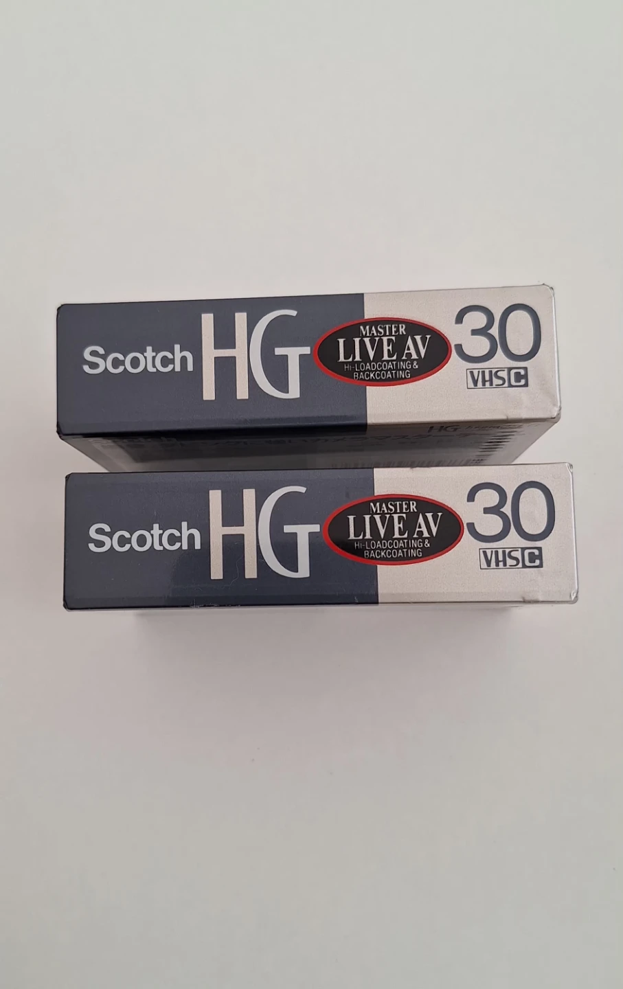 2 Scotch HG Hi-Grade EG VHS-C Tapes - photo 3
