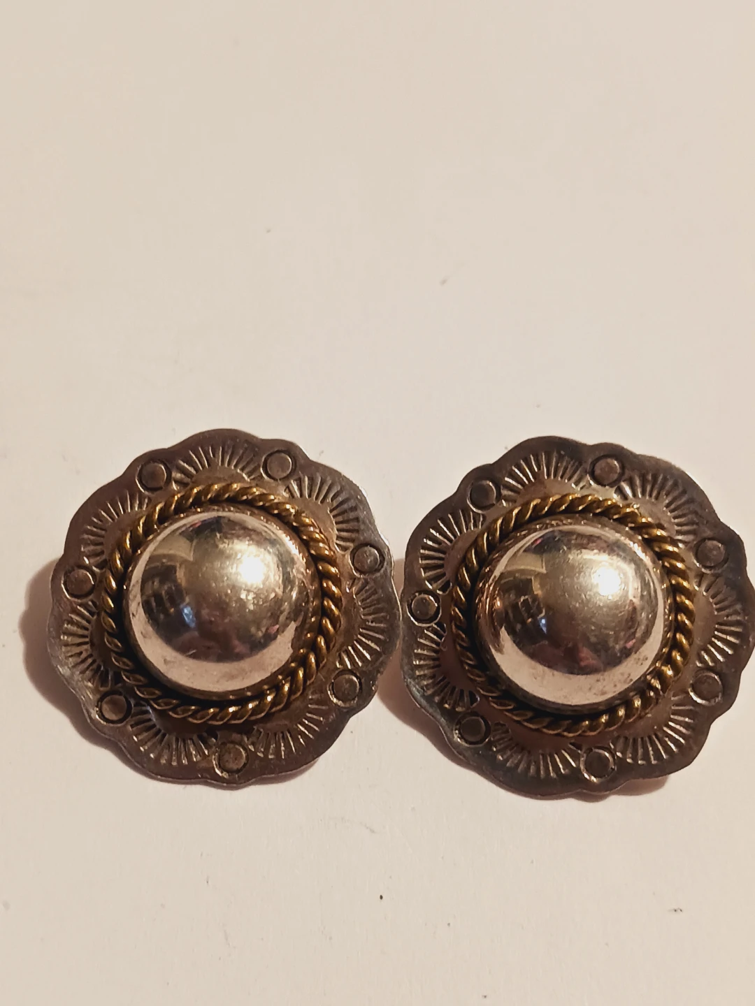 Taxco Mexico 925 Sterling Silver Clip-On Earrings - photo 2