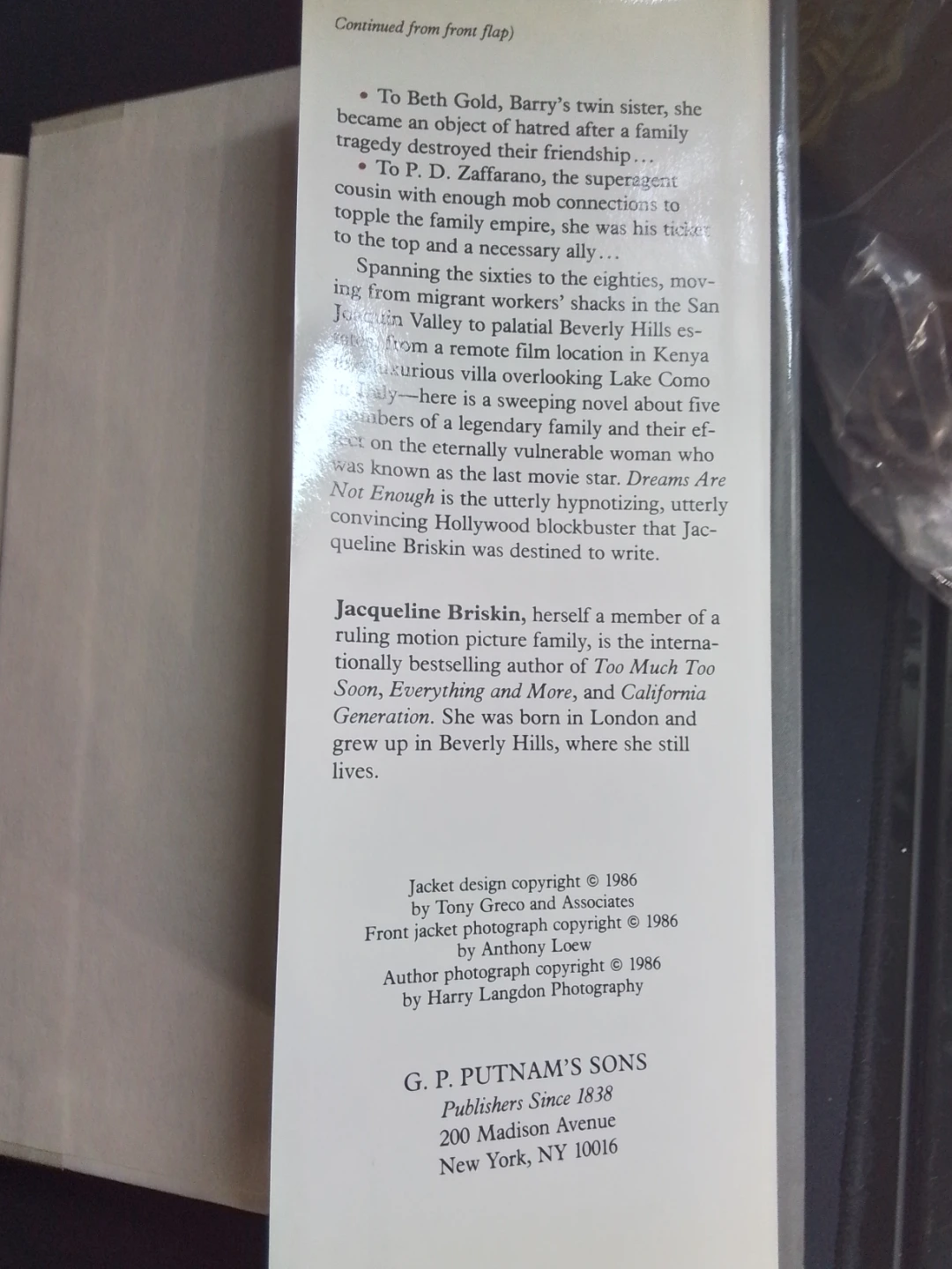 Dreams Are Not Enough by Jacqueline Briskin - photo 4