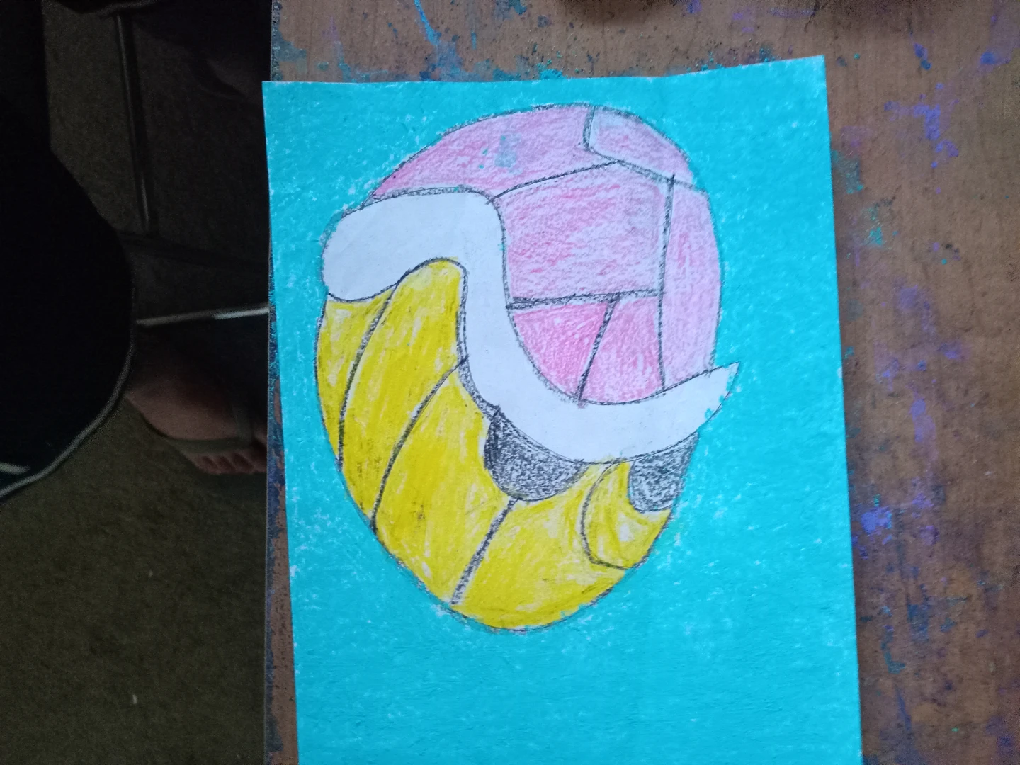 Kappa Shell Drawing by Custom Artist Sherwin