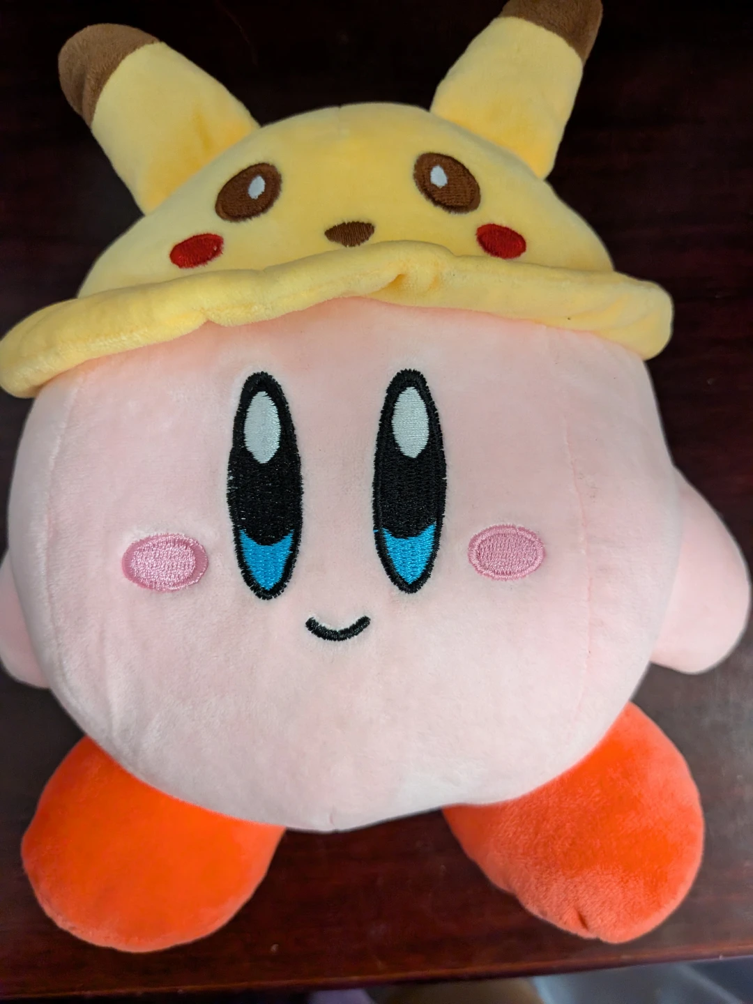 Kirby Plush With Pikachu Hat - photo 2