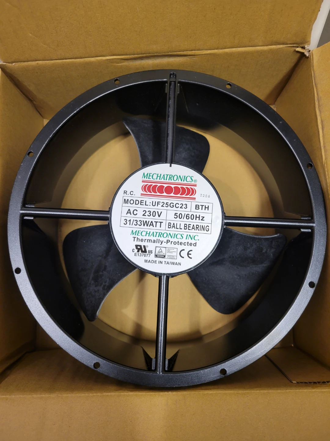 MECHATRONICS UF25GC23-BTH AC230V 31W/33W Cooling Fan