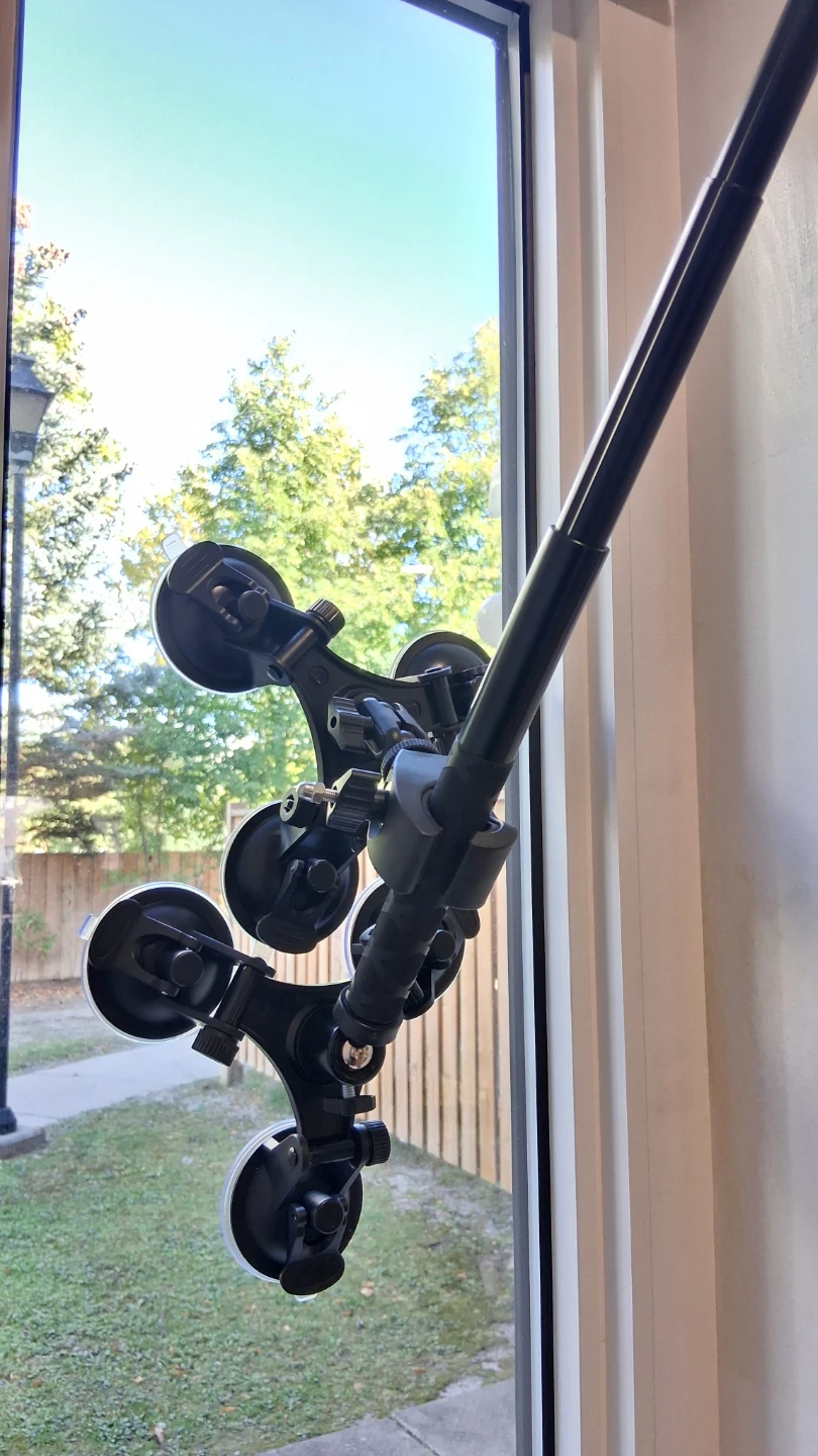 6 suction mount car windshield invisible stick 1.2m