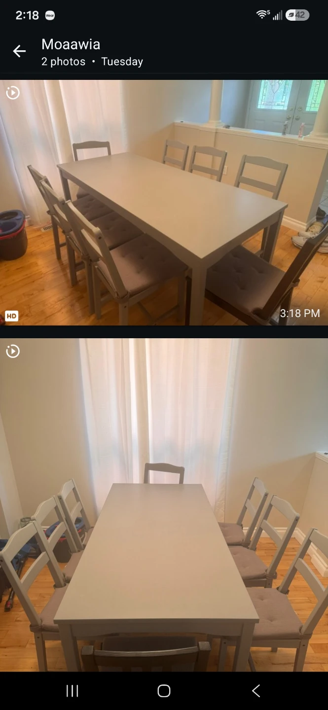 Dining table