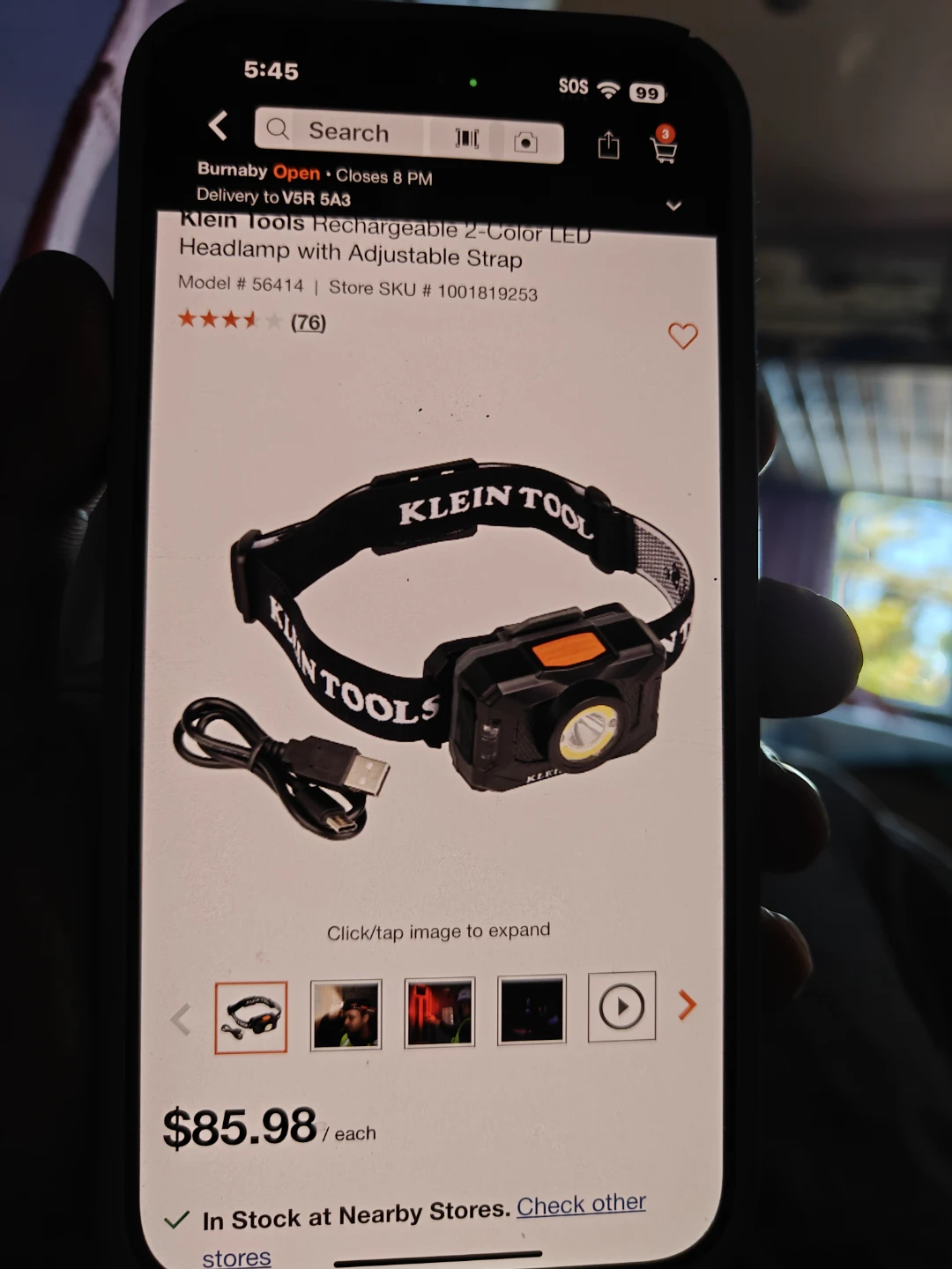 Klein Tools Rechargeable 2-Color LED Headlamp 56414 - photo 3