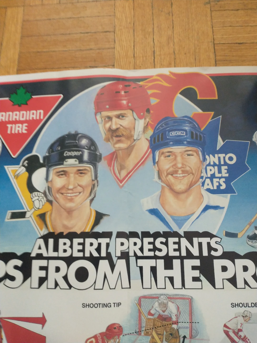 1985 Canadian Tire Vintage 27 x 18" Hockey Poster - photo 2