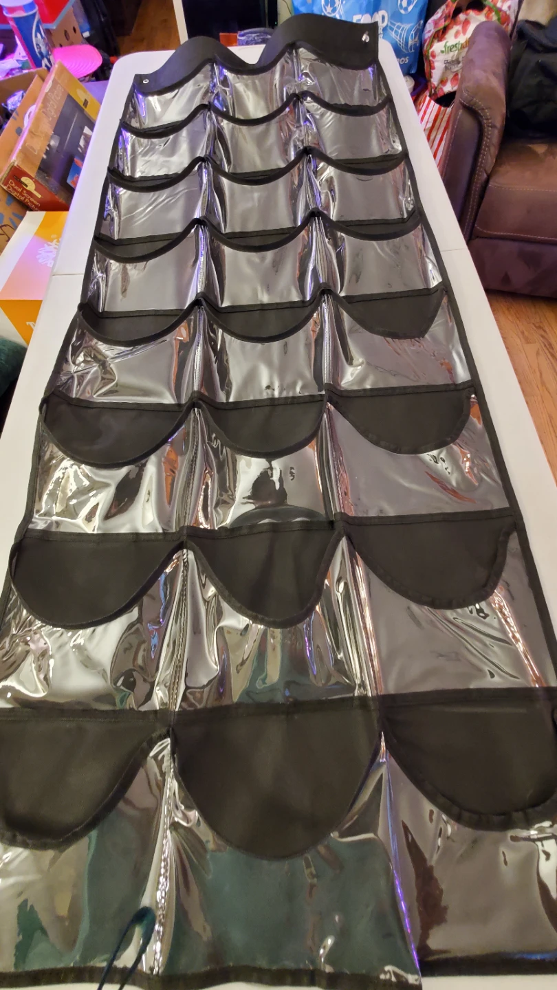 Over-the-Door 24-Pocket Hanging Organizer for hats