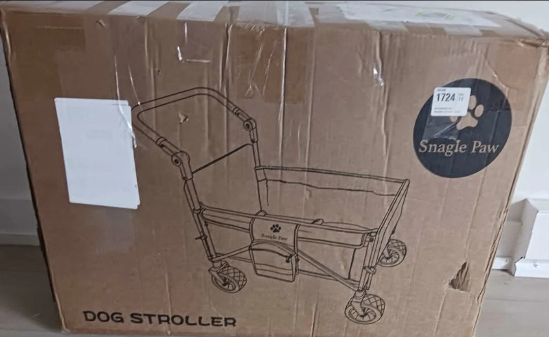 Snagle Paw Extra Large Folding Dog Stroller Wagon - photo 5