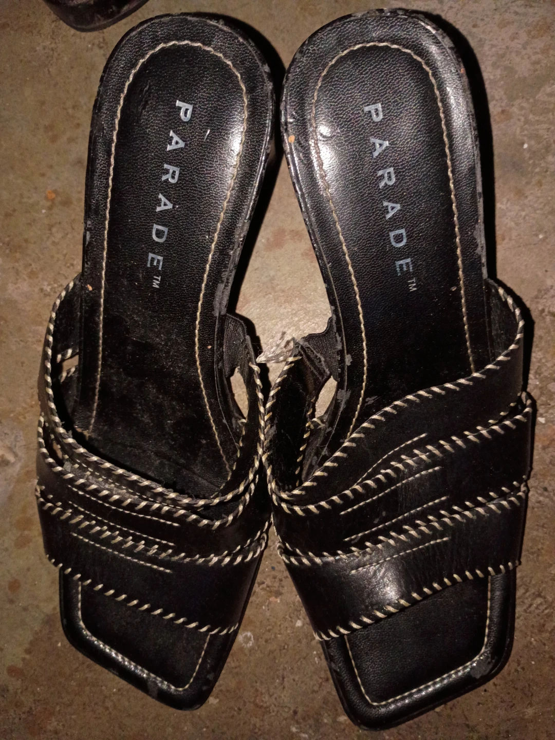 PARADE Black Sandals 🏈