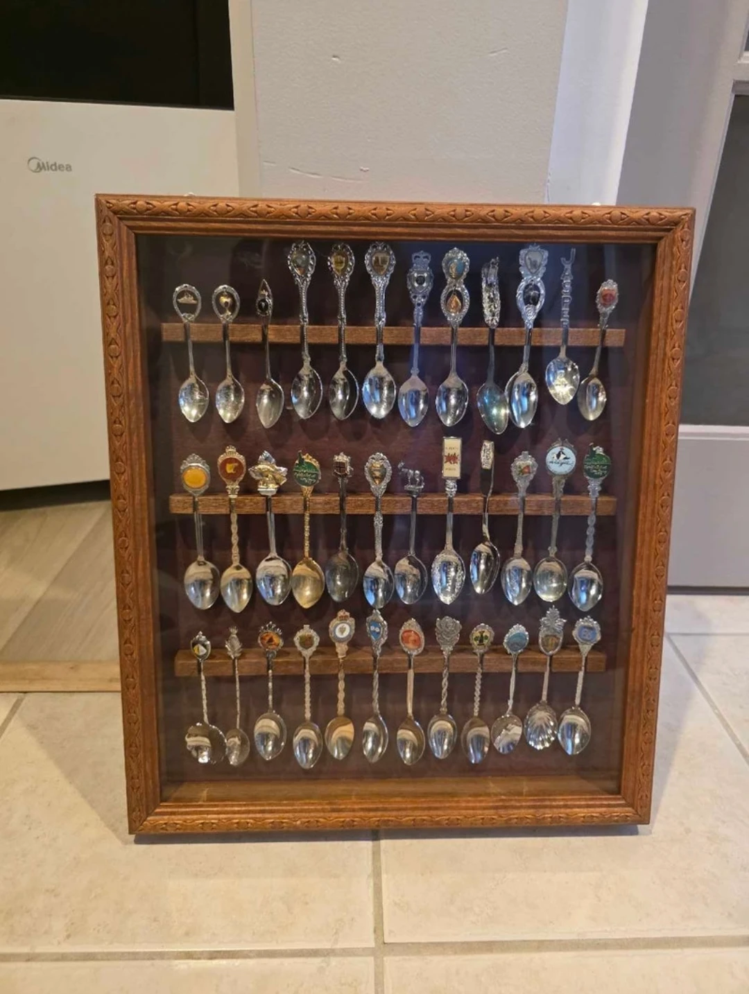 Vintage souvenir spoon collection