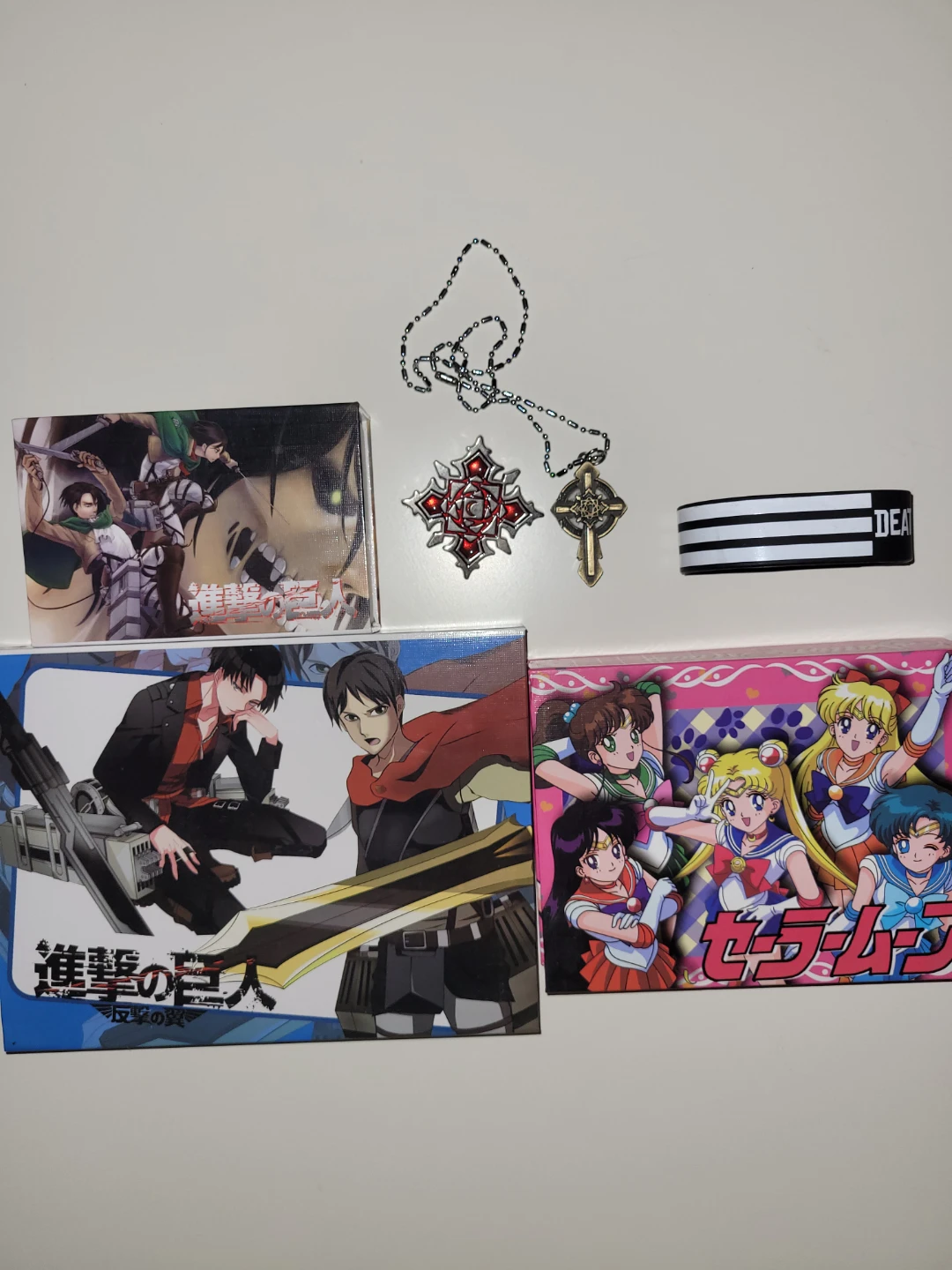 Anime Merch (Attack on Titan, Sailor Moon, etc)