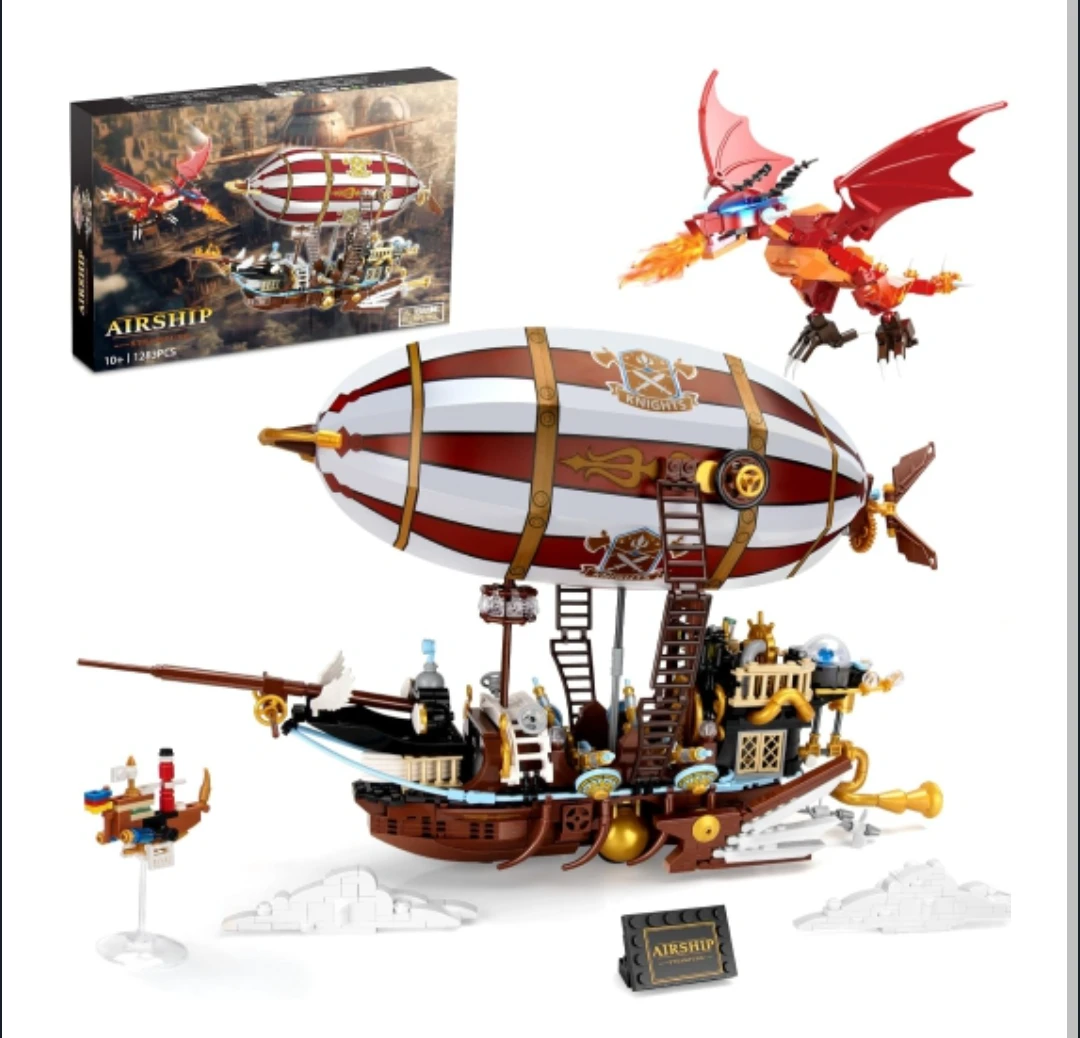 Steampunk Airship Building Block Set - photo 2