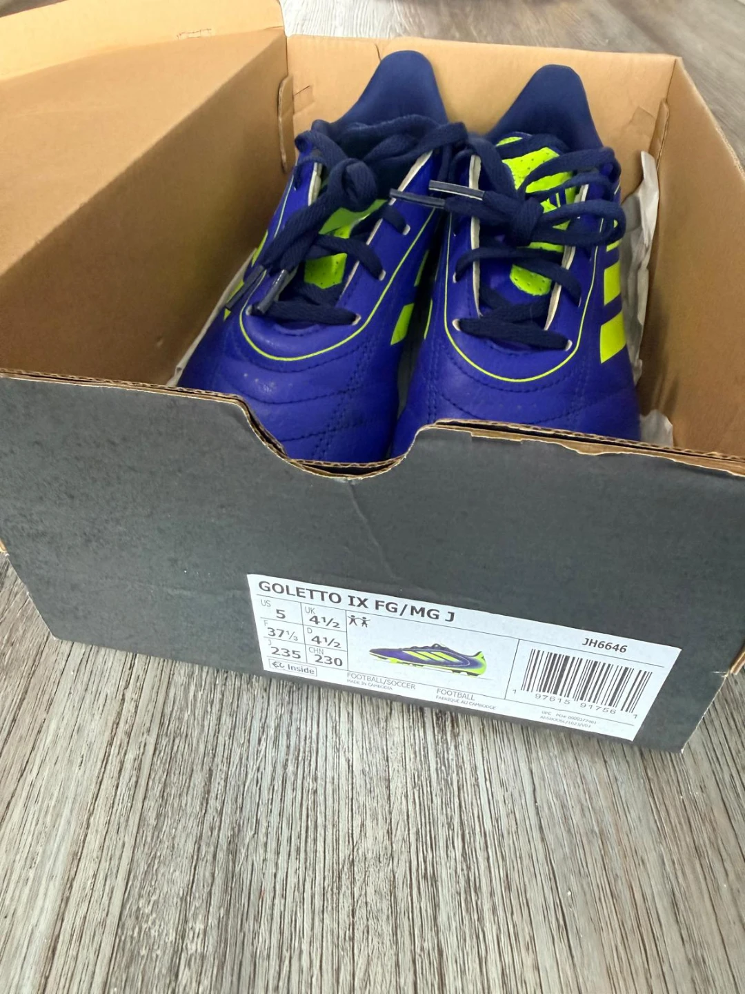 Adidas Goletto IX Soccer Cleats Size 5 - photo 3